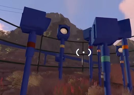 Blue Head Count lamps identified by colored stripe bands